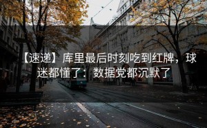 【速递】库里最后时刻吃到红牌，球迷都懂了：数据党都沉默了