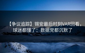 【争议追踪】锡安最后时刻VAR回看，球迷都懂了：数据党都沉默了