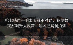 抢七哨声一响太阳就不对劲，犯规数突然飙升太反常—截图把漏洞拍死